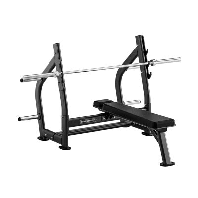 Скамья олимпийская для жима горизонтальная BRONZE GYM RAVE RE55