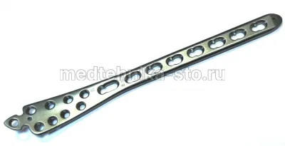 Пластина дистальная медиальная для плечевой кости с УС, дл. 224 мм, 12 отв.