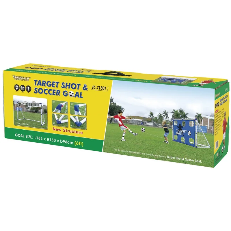 Ворота игровые DFC 2 в 1 GOAL7180T