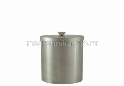 Стакан медицинский 100х100 без основания с крышкой