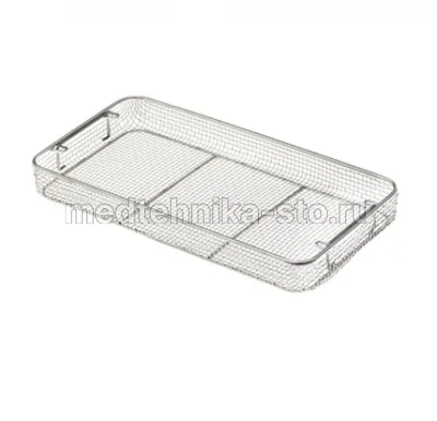 Корзина сетчатая с ручками 480х250х50 мм