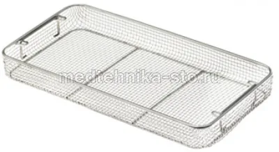 Корзина сетчатая с ручками 480х250х100 мм