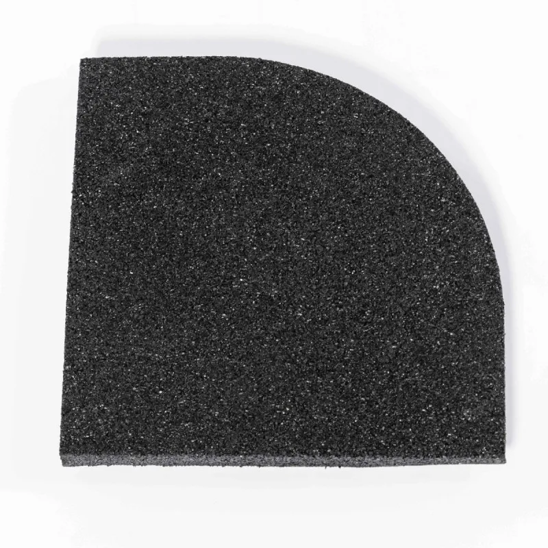 Бордюр резиновый угловой (Sport Рlit Premium) 150x150x15 мм PROFI-FIT