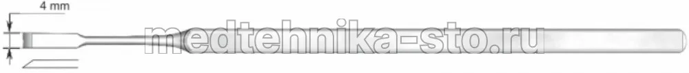 Долото стоматологическое полуклиновое №3