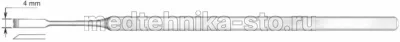 Долото стоматологическое полуклиновое №3