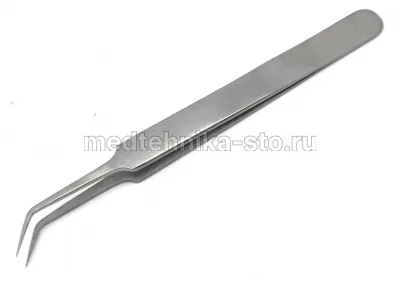 Пинцет остроконечный г/изогнутый 120 мм