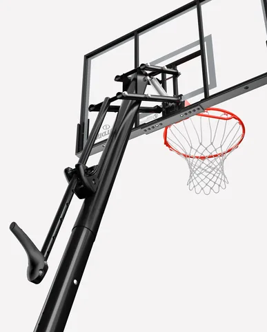 Баскетбольная стойка мобильная, акрил Spalding 54’ Gold Portable
