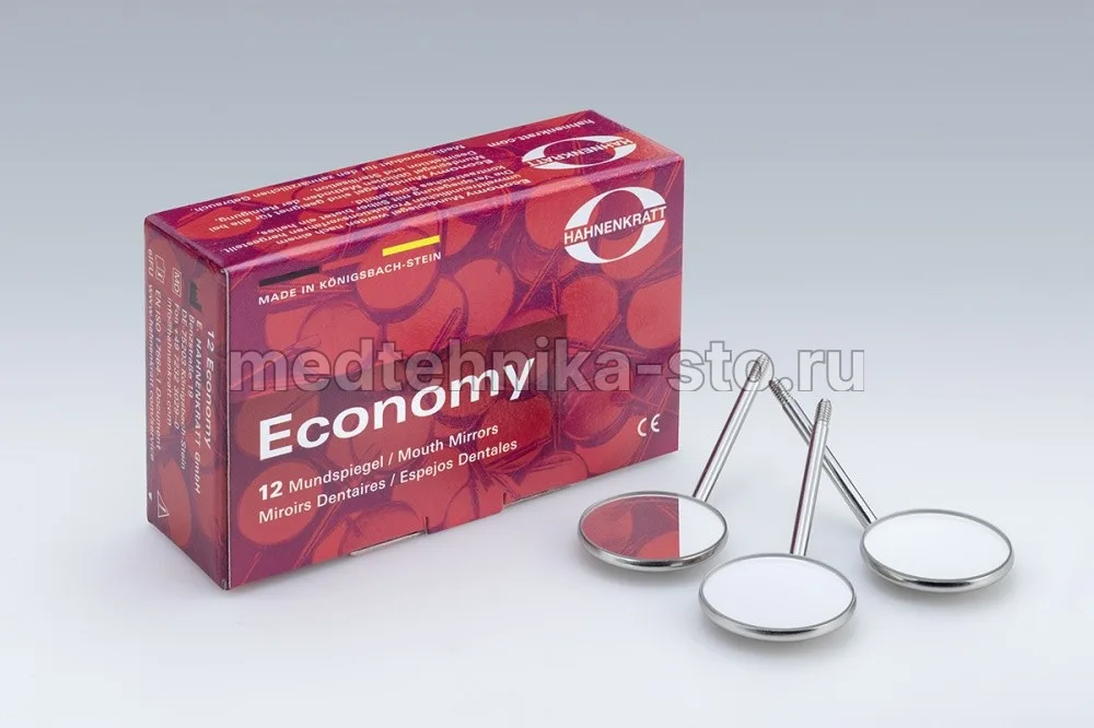 Зеркало стоматологическое Economy №4, уп. 12 шт. Германия