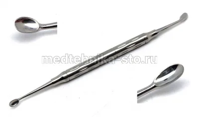 Ложка костная двухсторонняя 12/8