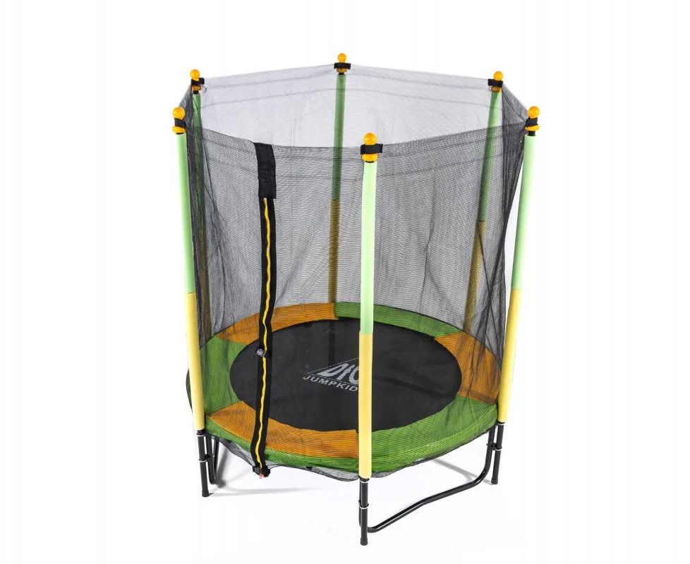 Батут DFC JUMP KIDS 55" зелено-желтый