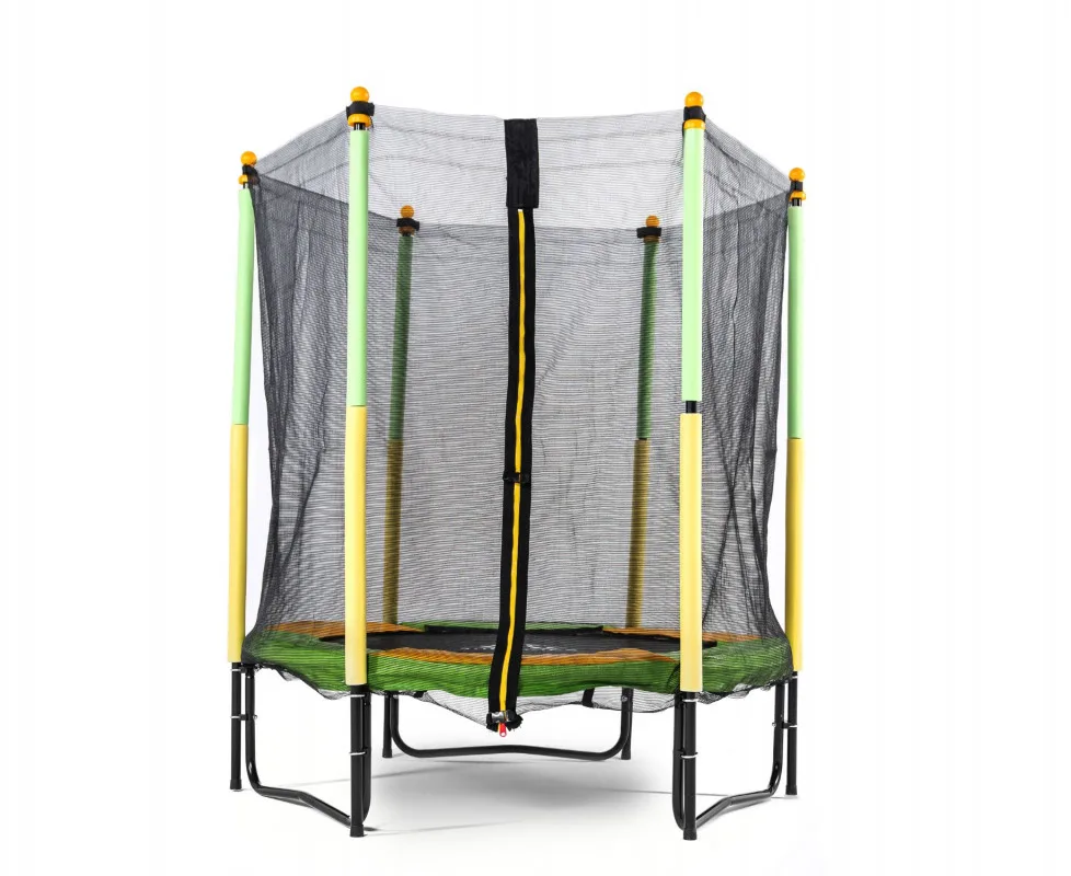 Батут DFC JUMP KIDS 55" зелено-желтый