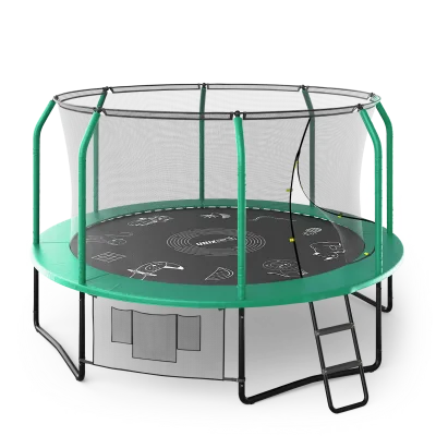 Батут UNIX line SUPREME GAME 12 ft (green)