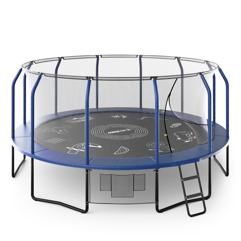 Батут UNIX line SUPREME GAME 16 ft (blue)