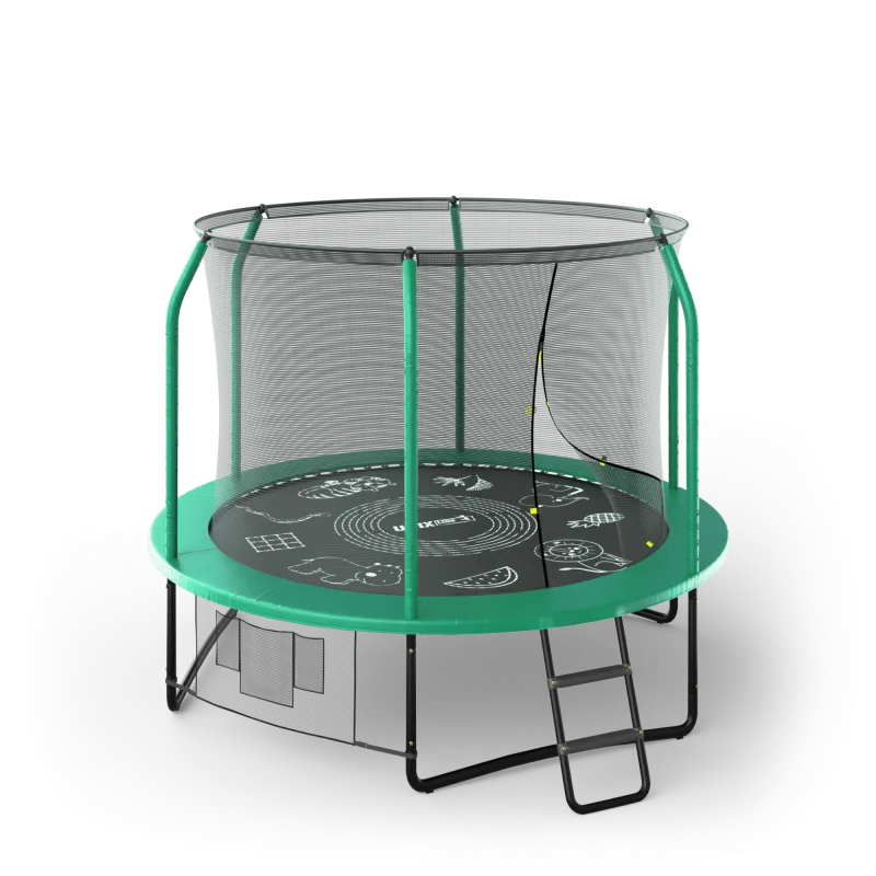 Батут UNIX line SUPREME GAME 8 ft (green)