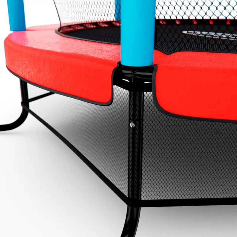 Батут DFC SMRKIDS 55 дюймов с сеткой RED