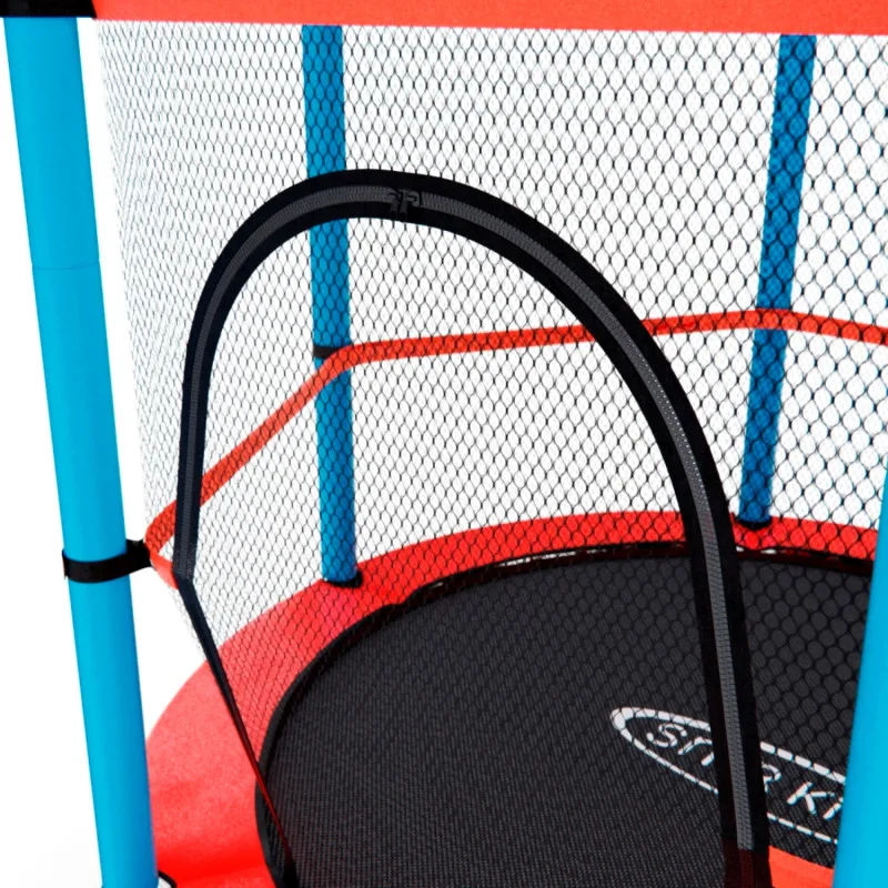 Батут DFC SMRKIDS 55 дюймов с сеткой RED