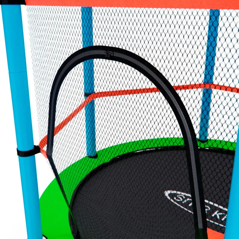 Батут DFC SMRKIDS 55 дюймов с сеткой GREEN