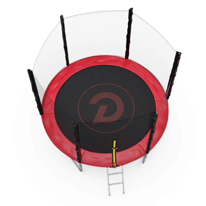 Батут DFC PELPO 8 футов с сеткой RED