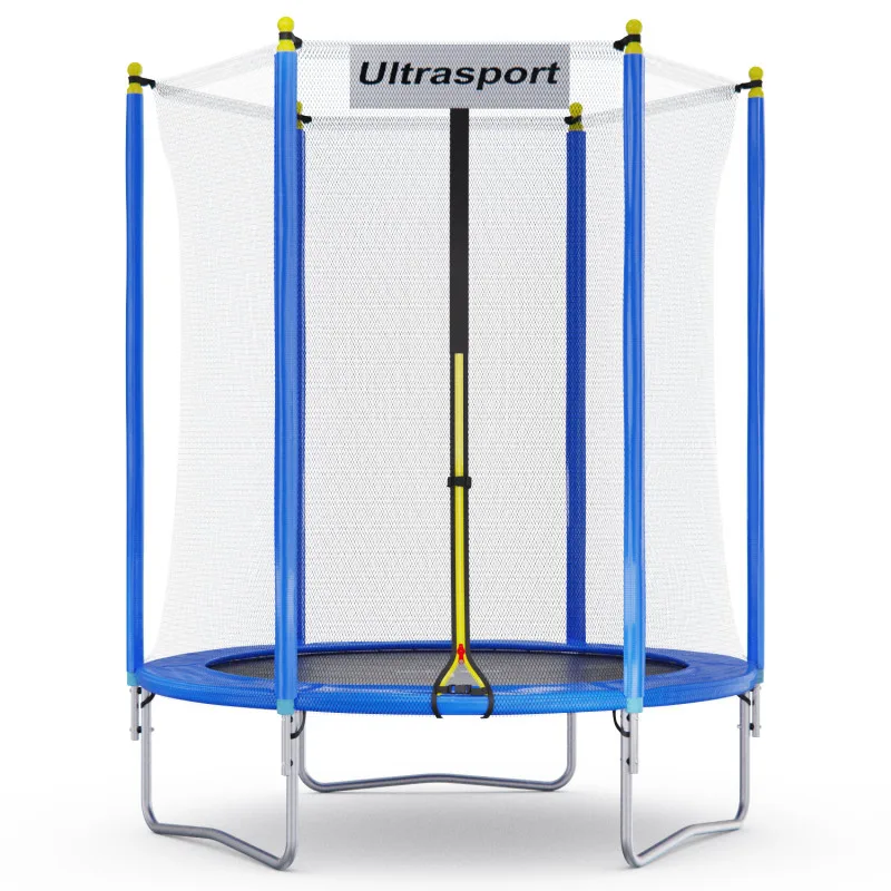 Батут Trampoline STOCK 6 ft ULTRASPORT с внешней защитной сеткой