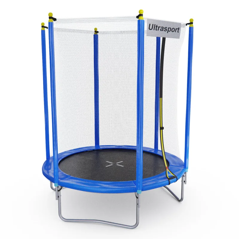 Батут Trampoline STOCK 6 ft ULTRASPORT с внешней защитной сеткой