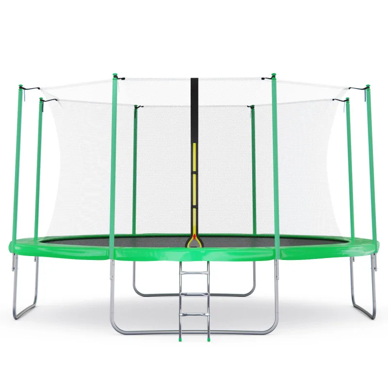 Батут 14FT green с внутренней защитной сеткой