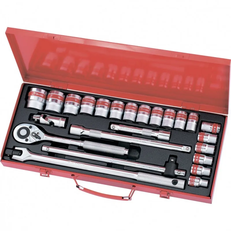 Набор шоферский с квадратом (24пр) 1/2" MATRIX 13582