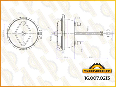 Камера тормозная тип 30 (АНАЛОГ WABCO)