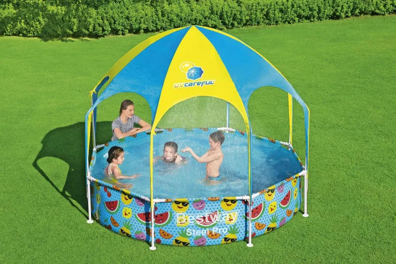 Каркасный бассейн Bestway My First Pool 244х51см с навесом, 1688л