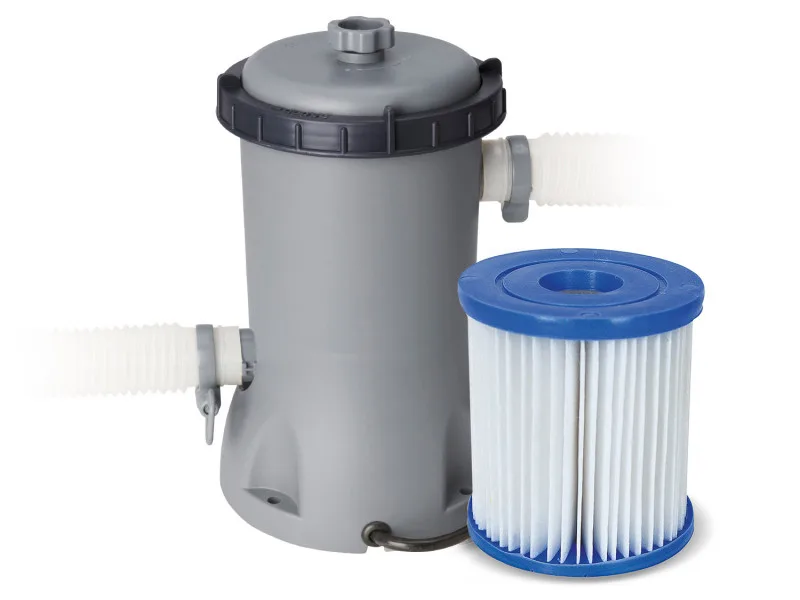 Каркасный бассейн Bestway Power Steel 427х250х100см, 7250л, фил.-насос 2006л/ч, лестница, попл.-дозатор