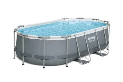 Каркасный бассейн Bestway Power Steel 427х250х100см, 7250л, фил.-насос 2006л/ч, лестница, попл.-дозатор
