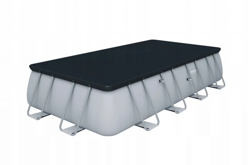 Каркасный бассейн Bestway Power Steel 549х274х122см, 14812л, песч.фил.-нас. 5678/ч, лестн., тент, попл.-доз.