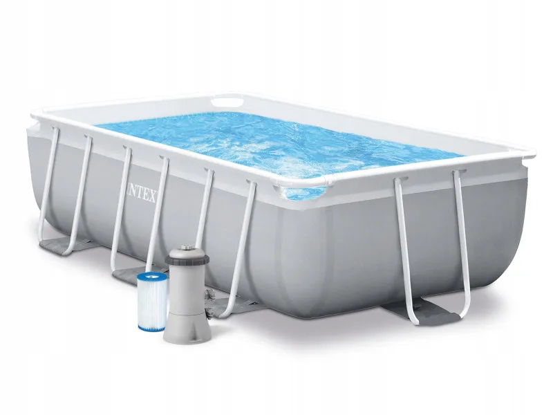 Каркасный бассейн Intex Prism Frame 300х175х80см, 3539л, фил.-насос 2006л\ч, лестница