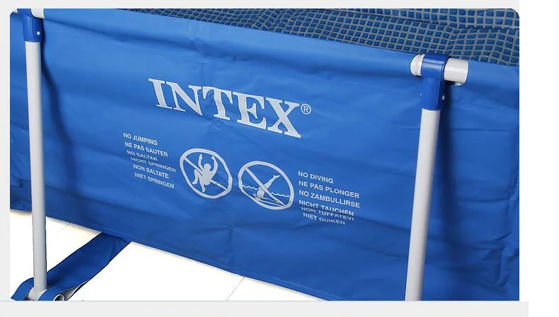 Каркасный прямоугольный бассейн Intex 260х160х65см, 2282л