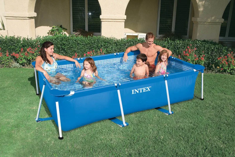 Каркасный прямоугольный бассейн Intex 260х160х65см, 2282л