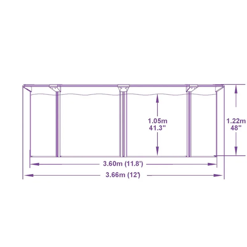 Стальной бассейн Bestway Hydrium 360х120см, 10990л, песч.фил.-нас. 3028л/ч, лестн., тент, подст., попл.-доз