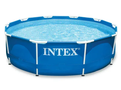 Каркасный бассейн Intex Metal Frame 305х76см, 4485л, фил.-насос 1250л/ч (28202)