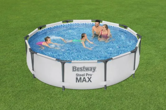 Каркасный бассейн Bestway Steel Pro Max 305х76см, 4678л, фил.-насос 1249л/ч (56408 BW)