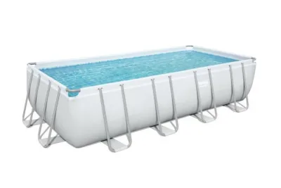 Каркасный бассейн Bestway Power Steel 549х274х122см, 14812л, фил.-насос 5678л/ч, лестница, тент, попл.-доз.