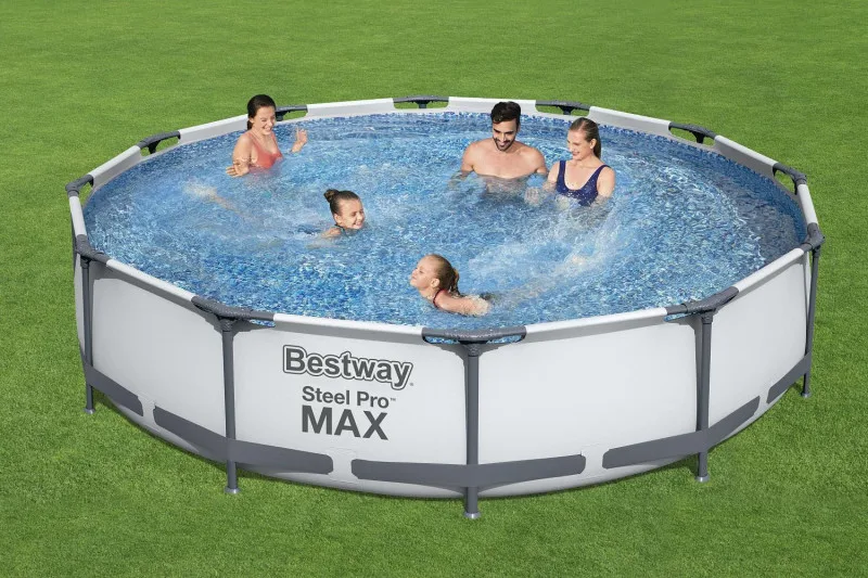 Каркасный бассейн Bestway Steel Pro Max 366х76см, 6473л, фил.-насос 1249л/ч (56416 BW)