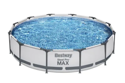 Каркасный бассейн Bestway Steel Pro Max 366х76см, 6473л, фил.-насос 1249л/ч (56416 BW)