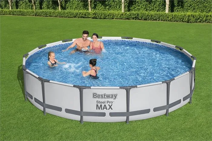 Каркасный бассейн Bestway Steel Pro Max 427х84см, 10220л, фил.-насос 2006л/ч (56595 BW)