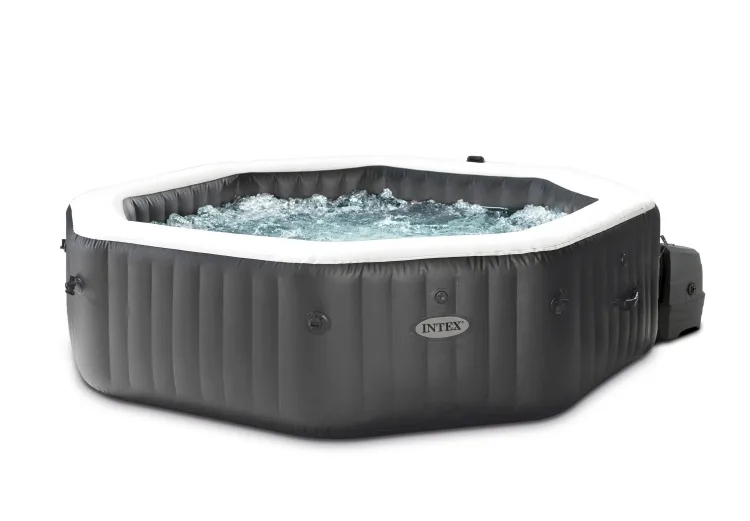 СПА-бассейн Intex 168/218х71см "Jet and Bubble Deluxe" 1098л, восьмигранный, гидро-аэромассаж, хлорогенератор