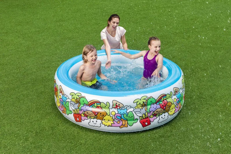 Детский надувной бассейн Bestway 152х51см "Подводный мир" 400л, от 6 лет