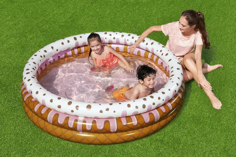 Детский надувной бассейн Bestway 160x38см "Праздник мороженого" 390л, от 2 лет