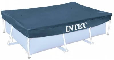 Тент для каркасных прямоугольных бассейнов Intex 4,00 x 2,00 м