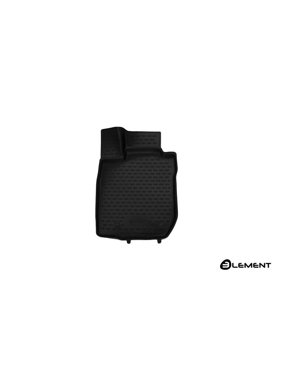 Коврик 3D в салон RENAULT Logan, 2004-2009, 2010-2014, передний левый, 1 шт. (полиуретан) / Рено Логан