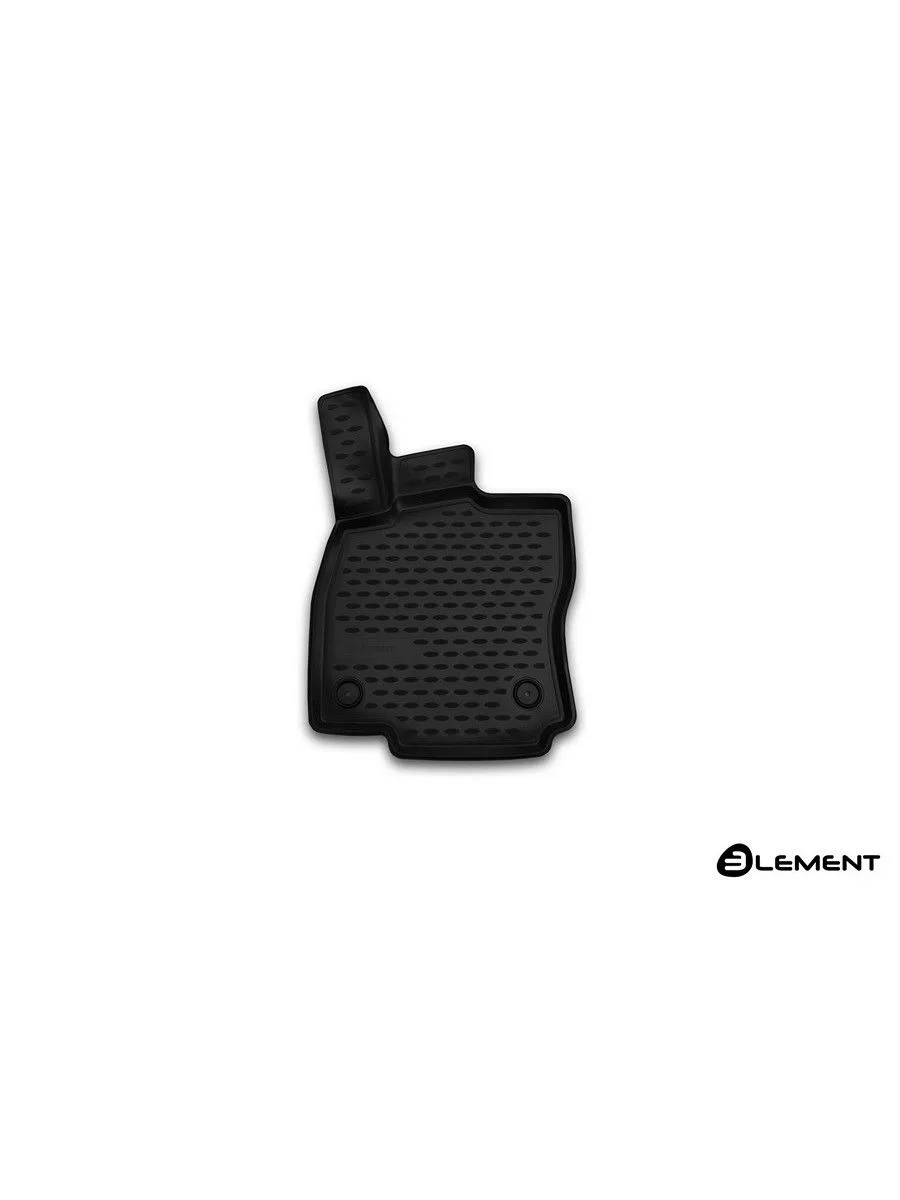 Коврик 3D в салон SKODA Octavia, 2013-2017, 2017-, передний левый, 1 шт. (полиуретан) / Шкода Октавия