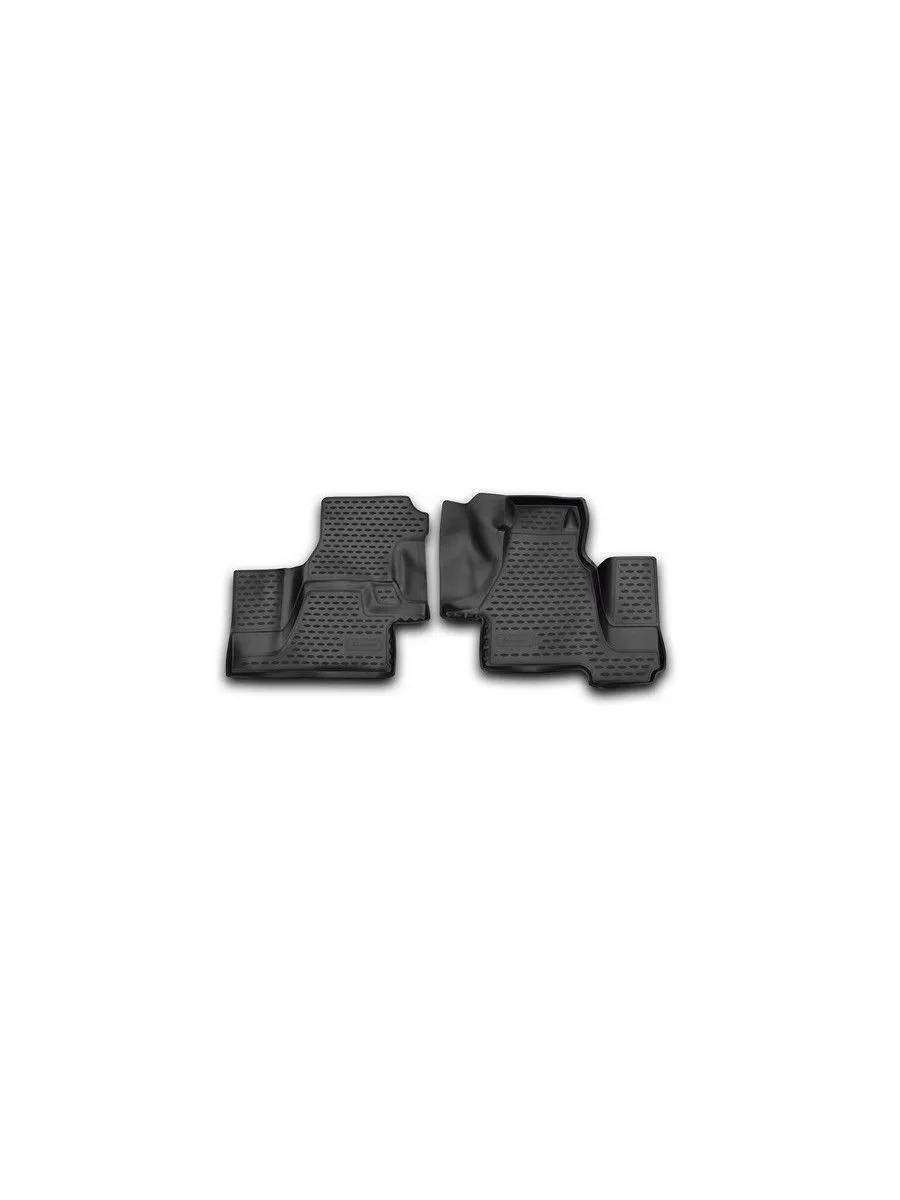 Коврики 3D в салон MERCEDES-BENZ Sprinter Classic (W909), 2000-2006, 2013-, 2 шт. (полиуретан) / Мерседес Бенц Спринтер