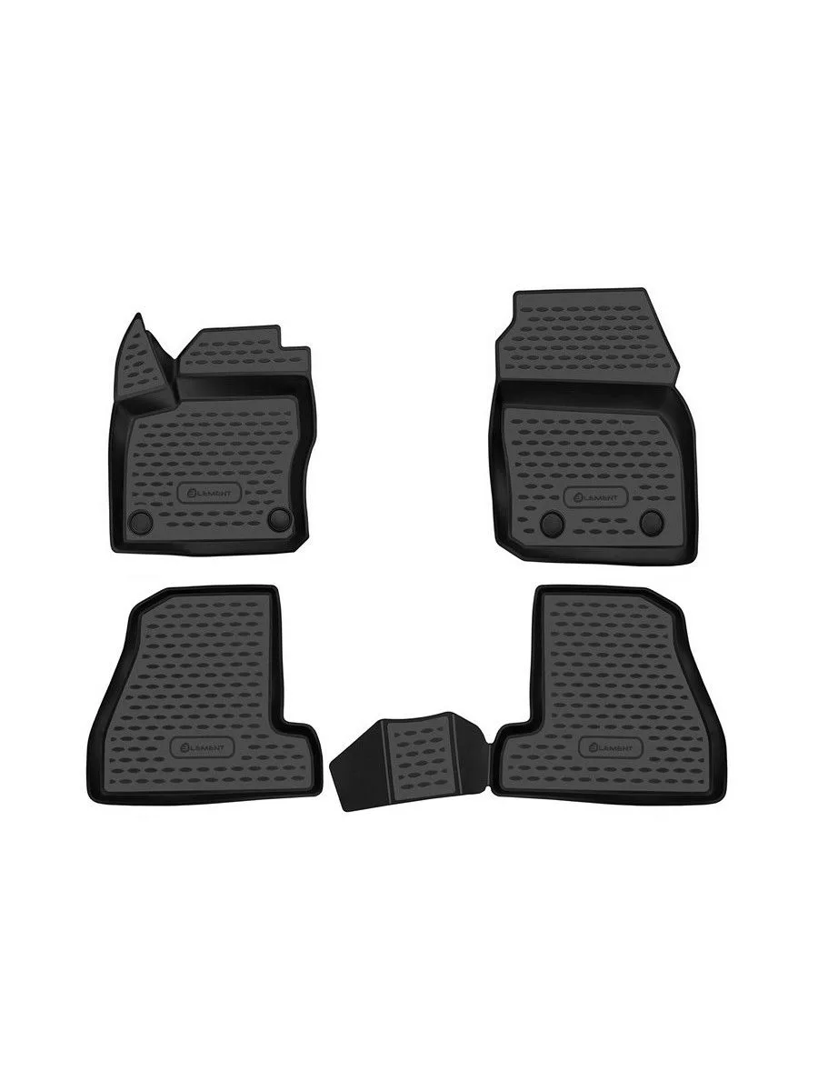Коврики 3D в салон FORD Focus 3, 2015-, 4 шт. (полиуретан) / Форд Фокус