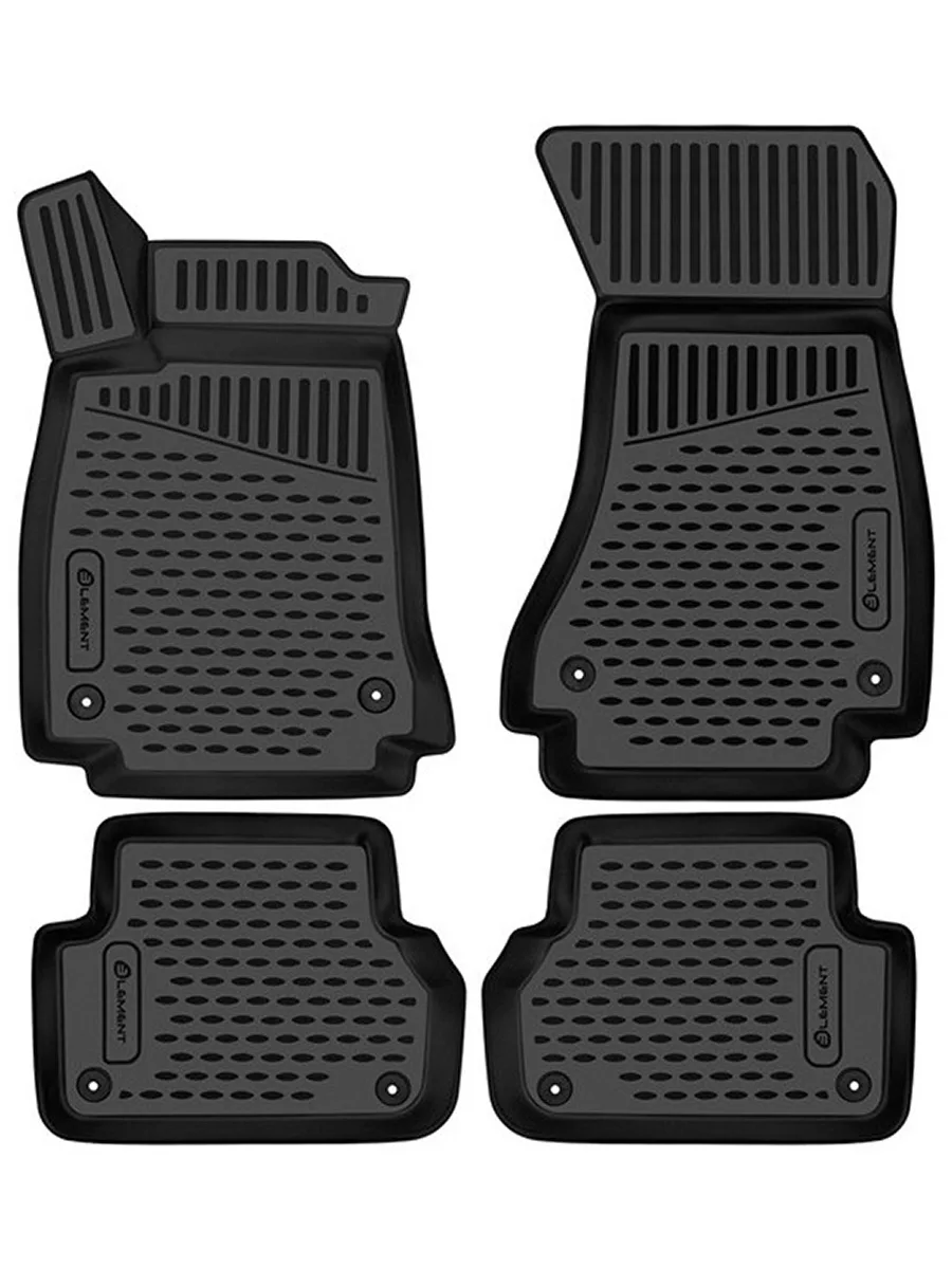 Коврики 3D в салон AUDI A4, 2016-, седан/Avant/Allroad, 4 шт. (полиуретан) / Ауди А4